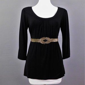 Style & Co Women Shirt Black S